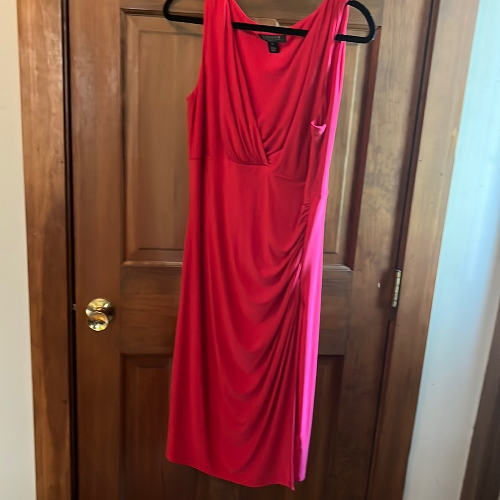 Ralph Lauren size 14 red dress